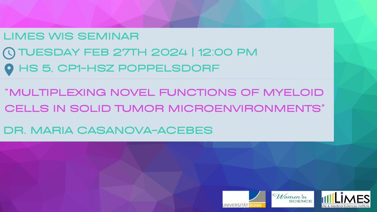 There is a  new #limes_wis_seminar next Tuesday! This time at the Hoersaalzentrum in Poppelsdorf. Everybody can join!