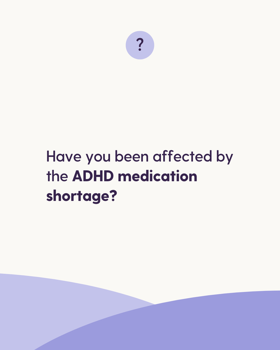The national shortage of medication for ADHD has impacted 97% of people surveyed by ADHD UK, with some rationing medication and others unable to access it at all.

Have you been affected by the shortage? We'd love to hear about your experiences.

#adhd #adhdlife #adhdsupport