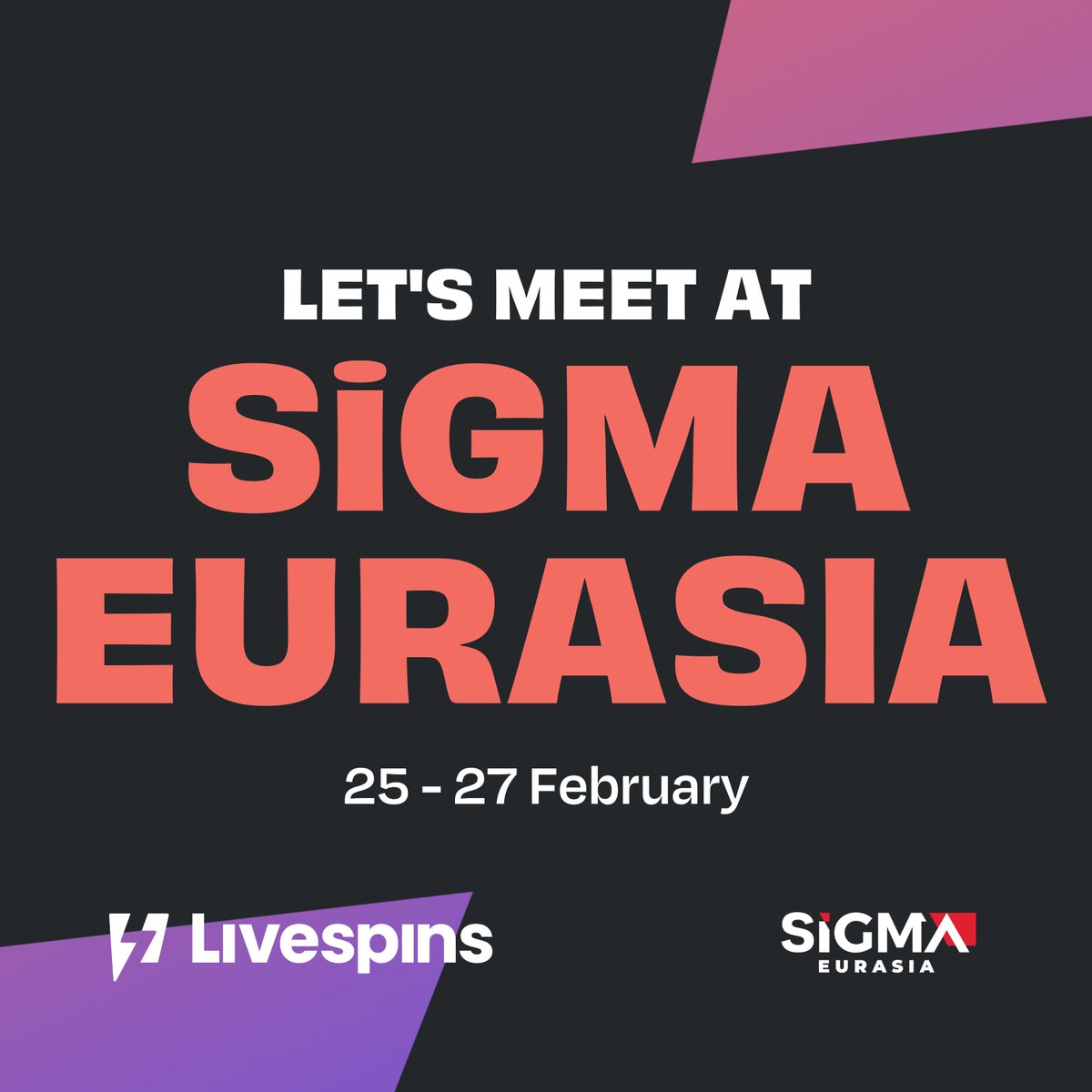 We are attending @SiGMAworld_ Eurasia! 
Our #SalesDirector, Marko Erakovic, will be there answering any questions about our #partnership with @evo_global, as well as how we can offer your players the latest in #LiveEntertainment.
Book a meeting: marko@livespins.com