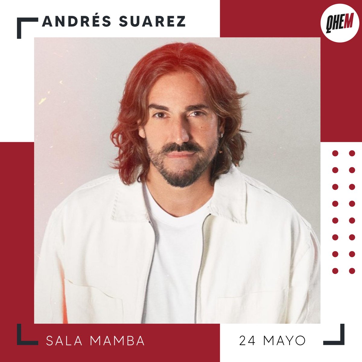 Andrés Suarez vuelve a Murcia el 24 de mayo.

Entradas a la venta en @compralaentrada