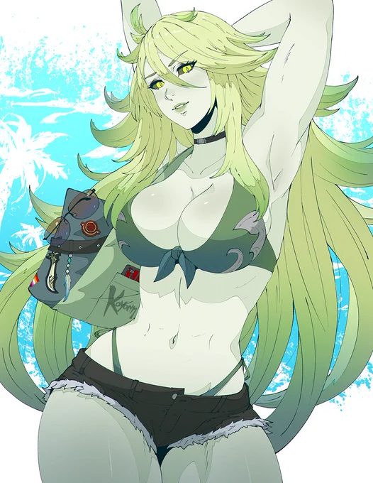 so i was like "i can't wait until summer so i can draw another  summer barbariccia" and then i realized i could just do it whenever i  want... // #FFXIV 
