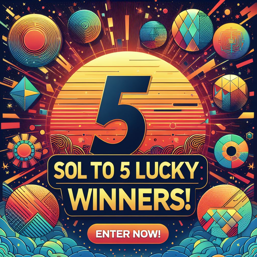 🎉 GIVEAWAY TIME! 🎉

I'm giving away 5 SOL to 5 lucky winners! 🚀 To enter:
1. Tag 2 friends in the comments below.
2. Like ❤️ and Retweet 🔁 this post.
3. Follow <a href="/ama_lounge/">CryptoAMALounge 🇦🇪🇦🇪</a>

Winners will be randomly selected in 1 week. Good luck! 🍀 #CryptoGiveaway #Solana #Bsc #eth #crypto