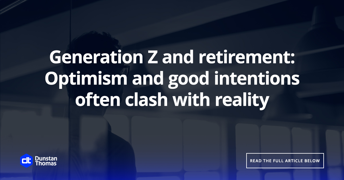 Pairing Gen Z and retirement in a search often leads you to articles that suggest that Gen Z are more optimistic than other generations when it comes to their #retirement. Read about #GenZ's retirement prospects here - from a GenZ perspective. #UKPensions
dthomas.co.uk/content/media/…