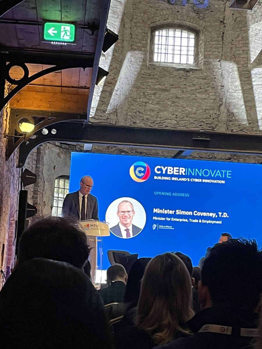 Launch of CyberInnovate at Cork City Gaol #cyber #Innovation #startup @Tech_In_All