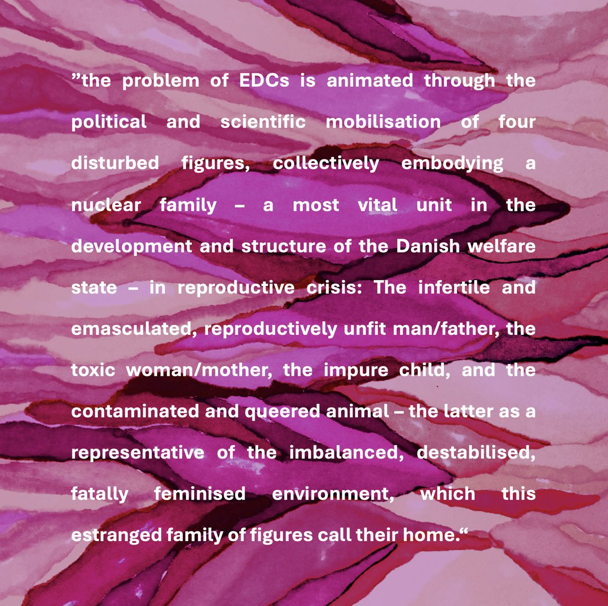 In 'Fatal feminisation', Charlotte Halmø Kroløkke, Anne Nørkjær Bang and @khvidtfeldt trace how fears of feminisation were embedded in policy-making and official health campaigns on endocrine disrupting chemicals. Read it here: journals.sagepub.com/doi/abs/10.117…