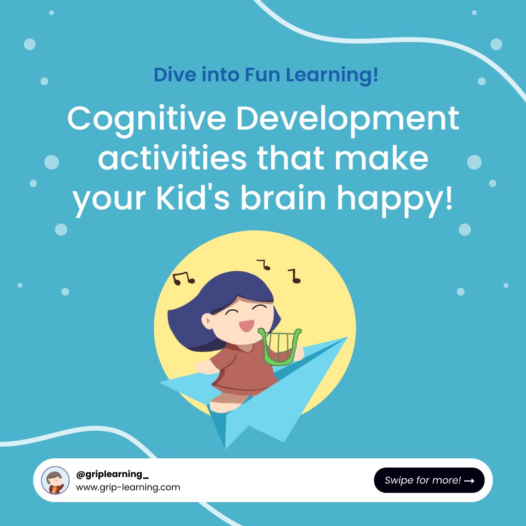 griplearning's tweet image. Discover the wonders of play-based learning and understand why fostering cognitive development is the key to a bright future for your child! 🎨🌈 #PlayfulMinds #CognitiveAdventure #LearningMagic #griplearning #adaptivelearning