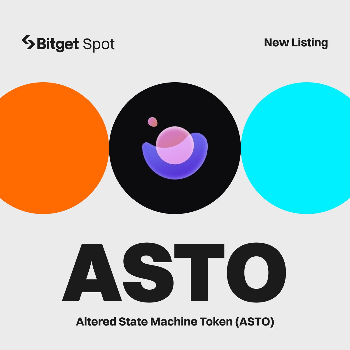 bitget's tweet photo. 💥 Initial Listing @altstatemachine
 
#Bitget will list $ASTO/USDT with 125,000 ASTO up for grabs!

- Deposit: opened
- Trading starts: 10:00, Feb 26 (UTC)

🎁 A total $100 #giveaway for 10 members
✅ Follow, RT &amp; tag 3 friends!

#BitgetSpot
