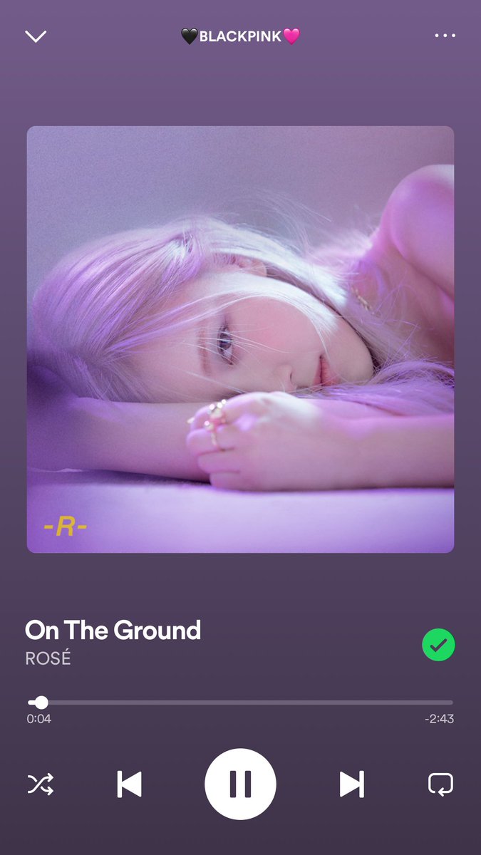 blinksunitedtwt's tweet photo. #ROSÉ SPOTIFY SS CHALLENGE

Hi Blinks! We want to see your screenshots streaming #OnTheGround, #HardToLove, #Gone &amp; #GoneLive for Rosé on Spotify. Thanks! 🤍

Part 3: @BLACKPINK
OTG ROAD TO 400M
#HardToLoveTo200M
#로제 #_R_ #BLACKPINK #RS2 #Vampirehollie #블랙핑크 https://t.co/yIhOgwhv6M