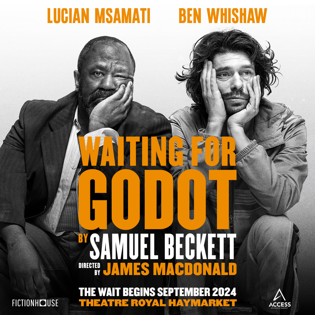 #LucianMsamati and #BenWhishaw star in one of the greatest plays of the 20th century. #GodotWestEnd Tickets NOW ON SALE. Don't miss out. Theatre Royal Haymarket | September 2024 🎟️👉waitingforgodotplay.com #TheWaitBegins