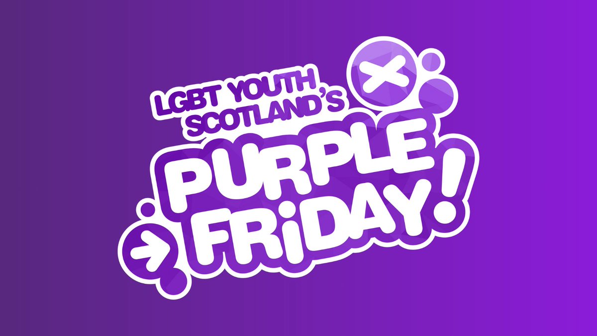 💜 Today is #PurpleFriday!

🏳️‍🌈 Purple Friday, at the end of #LGBTplusHM, is LGBT Youth Scotland’s annual day of fundraising and the day celebrates the spirit of the LGBTQ+ community and the support of their allies 🏳️‍⚧️

🗣️ The theme for 2024 is visibility