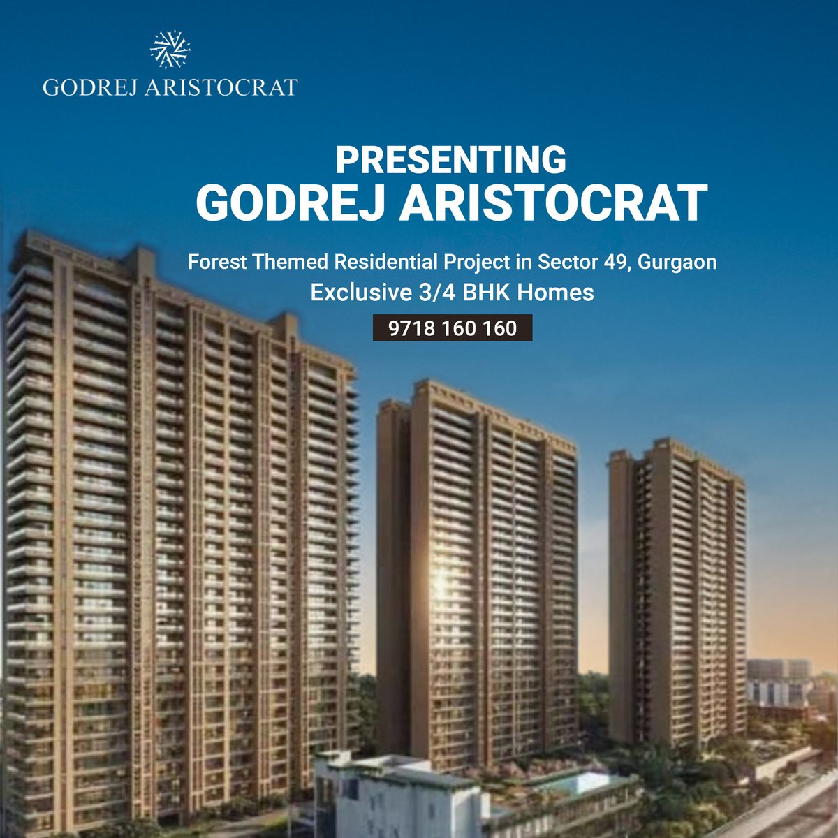 Presenting #GodrejAristocrat

Forest Themed #ResidentialProject in Sector 49, #Gurgaon

Exclusive #3BHK & #4BHK #Homes

Call 9718160160 #AssetsGalleria

#properties #property #realtor #forsale #investment #realestateagent #househunting #home #newhome #realty #dreamhome #listing