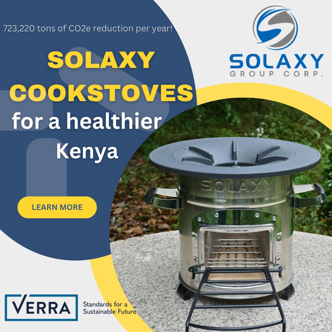 Empowering Kenya: The Solaxy Improved Cookstove Project For more information, visit: registry.verra.org/app/projectDet… #ClimateAction #Kenya #CleanEnergy #solaxy #cleancooking #EmpoweringYouth