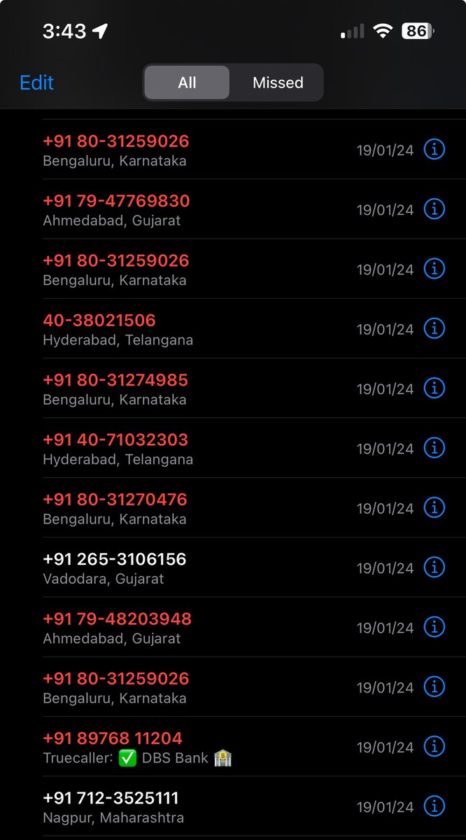 sbvasishta's tweet photo. @JioCare - I don’t know why your DND does not work. Getting atleast 15 promotional calls/day and tired of blocking each other. I’m subscribed for full DND on the MyJio app and it does not work at all. 

A recent example from January. Same is the case in Feb too. https://t.co/RRwdhvYDmc