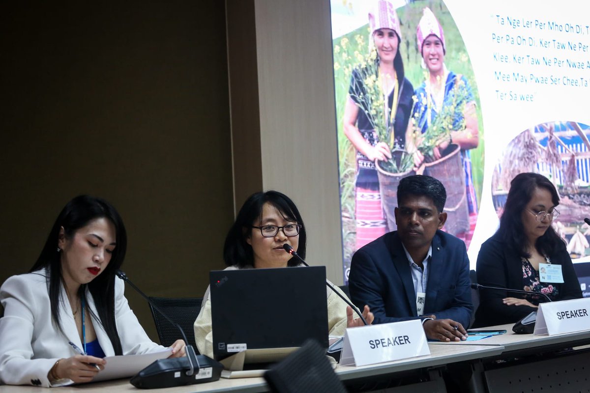 Land right is indispensable for our dignity, and survival, and play a vital role in mitigation, adaptation, and community resilience efforts. Recognition of our rights is a fundamental step toward protecting the peoples and the planet,' said Pirawan of @aippnet in the #apfsd11