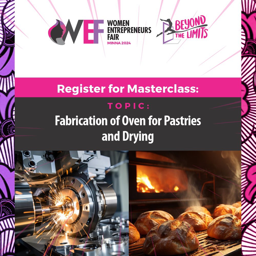 To attend this class, kindly be aware that you are required to have a basic knowledge of 
- Drying pastries and consumables 
- Commit all your time during the class 
- Proficient in speaking English and Hausa language 
- Resident of Niger State