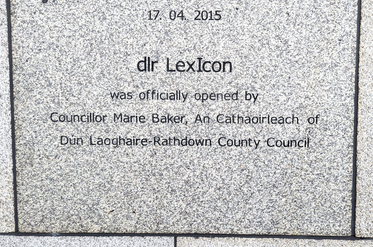 The last time I can remember such a polarised debate, which bordered on hysteria at times, about an investment in the future of our town was the @dlrLexIcon opened by Cathaoirleach Cllr Baker in 2015. 

When the project was proposed as part of an urban regeneration scheme by