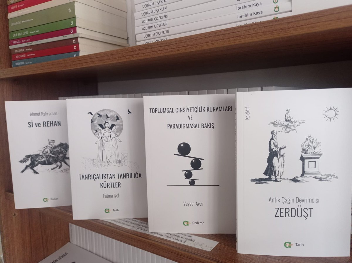 ÇIKTI!

İlk cemre düştü, peşinden bizim de yeni kitaplarımız...

📕Antik Çağın Devrimcisi/ Zerdüşt
📕Fatma İzol – Tanrıçalıktan Tanrılığa Kürtler
📕Ahmet Kahraman – Si Ve Rehan
📕Veysel Avcı – Toplumsal Cinsiyet Kuramları Ve Paradigmasal Bakış

aramyayinevi.com