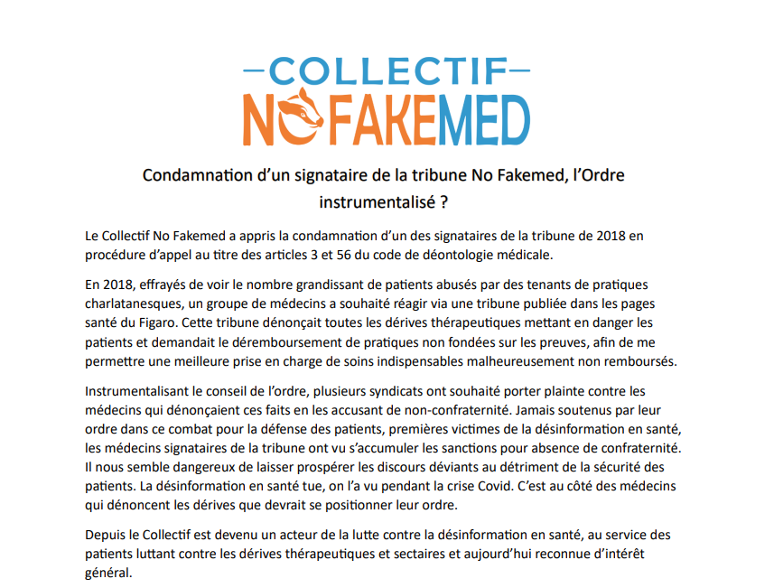fakemedecine's tweet photo. La Confraternité,
Comment un principe d'entraide et de solidarité est devenu une arme pour les désinformateurs?
#Art56
#SlappSuit
#ProcédureBaillon
@ordre_medecins @JMMOURGUES @PresidentCnom
@CaVautrin @fredvalletoux https://t.co/GprJEXZQeJ