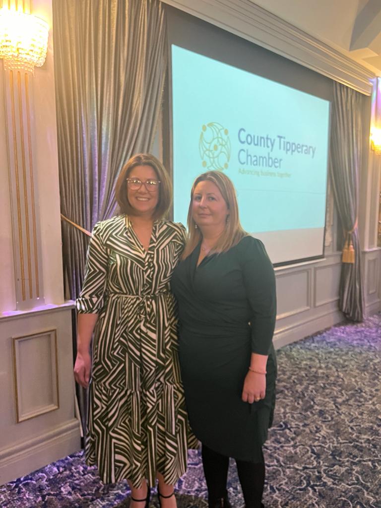 RuhamaAgency's tweet photo. Our Bridge to Work Coordinator joined the @CTChamber for the President's lunch with guest speaker @HMcEntee & had a very fruitful day engaging with business & community leaders, and promoting opportunities for Ruhama service users
#County #Tipperary #BridgeToWork https://t.co/JKqaiKsrJt