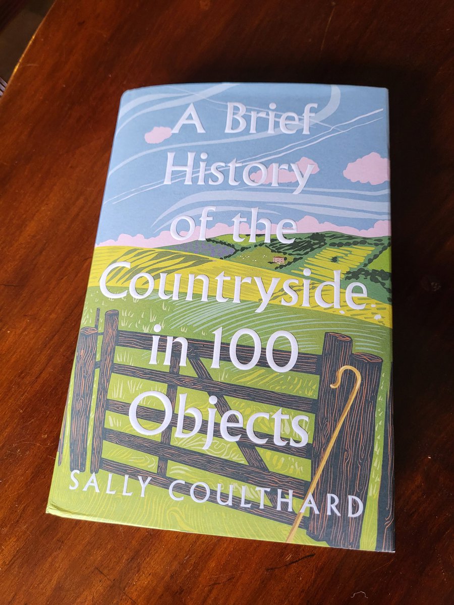 Very excited to read @SallyCoulthard A Brief History of the Countryside in 100 Objects. The Pitchford Hall Cup is No64. #PitchfordHall