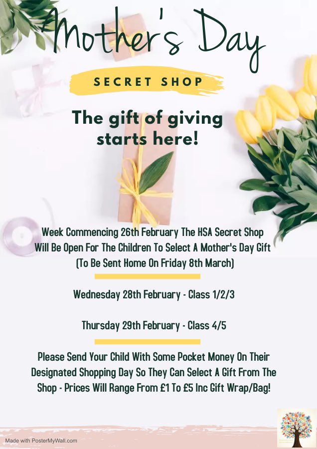 Ssssh 🤫 The Secret Shop Is Back <a href="/HoylandswainePS/">Hoylandswaine Primary School</a> 🛍️ 

See below ⬇️ for all the details 💝