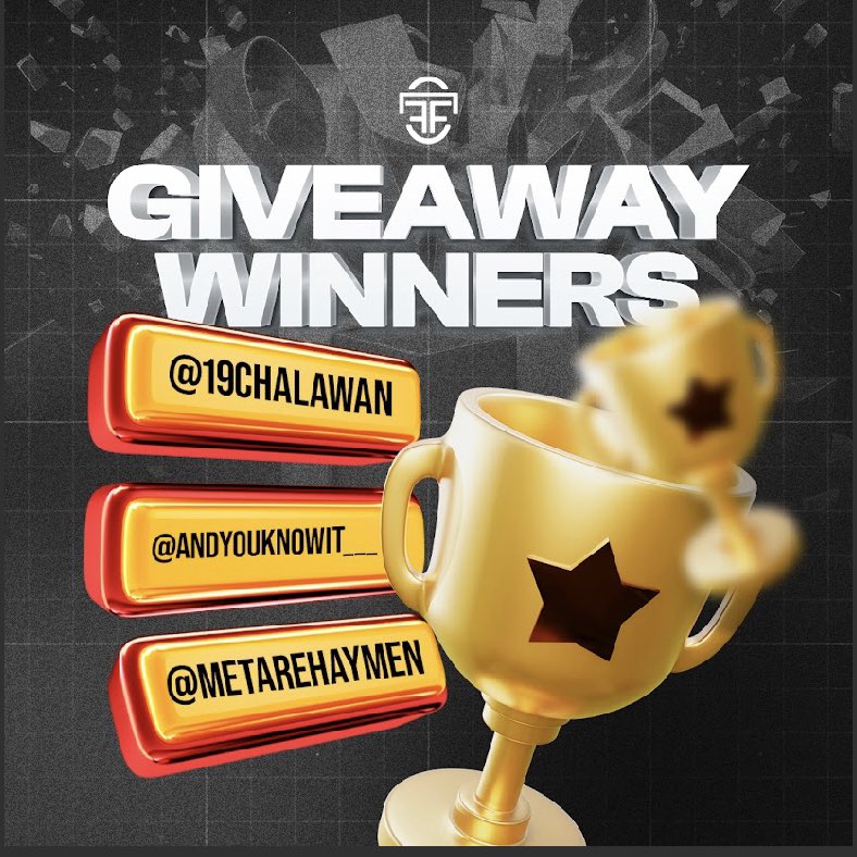 Congratulations to the winners of the 3x25k challenge giveaway.🎁🎁

@19chalawan
@AndYouKnowIt___
@MetarehAymen

Goodluck y’all 💙💙