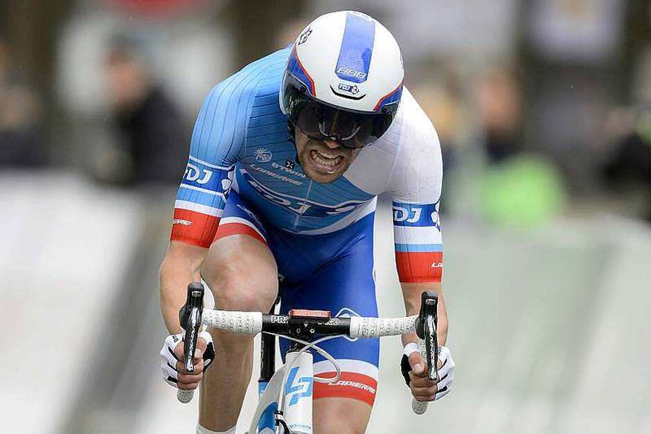 29 avril 2016. Thibaut Pinot impressionne en remportant le contre-la-montre du Tour de Romandie devant des clients comme Dumoulin, Jungels et Froome.