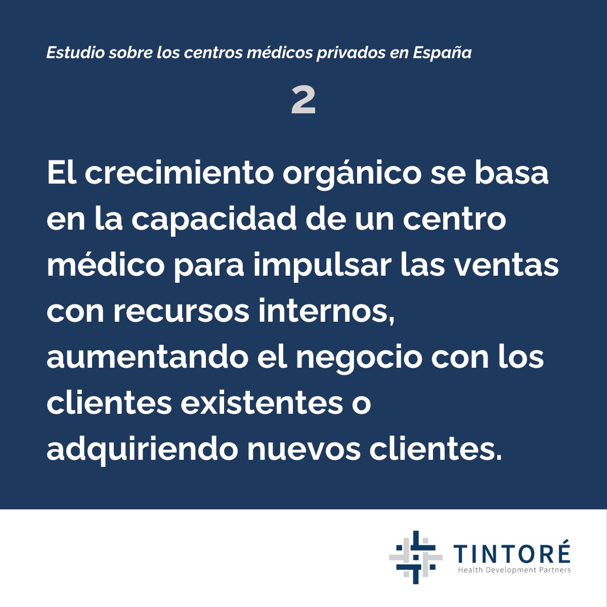 ignasitintore's tweet photo. Buenos días, aquí resumo las claves de las estrategias de crecimiento orgánico en los centros médicos privados ambulatorios. Crecer con los recursos internos ayuda a mantener la esencia. #centromedicoprivado #crecimientoorganico #investigacion https://t.co/XoD4oW0ESE