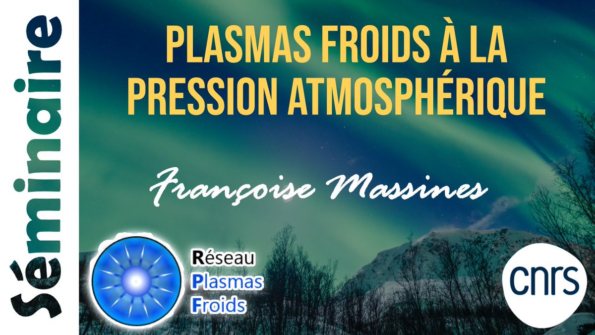 Réseau Plasmas Froids (@plasmasfroids) on Twitter photo Une nouvelle vidéo est disponible sur notre chaîne YouTube!
youtube.com/watch?v=sYkgen…
"Plasmas froids à la pression atmosphérique" (2022)
Webséminaire de Françoise Massines du Laboratoire <a href="/PROMES_CNRS/">PROMES_CNRS</a>
plasmas-froids.cnrs.fr/plasmas-froids… Une nouvelle vidéo est disponible sur notre chaîne YouTube!
youtube.com/watch?v=sYkgen…
"Plasmas froids à la pression atmosphérique" (2022)
Webséminaire de Françoise Massines du Laboratoire <a href="/PROMES_CNRS/">PROMES_CNRS</a>
plasmas-froids.cnrs.fr/plasmas-froids…