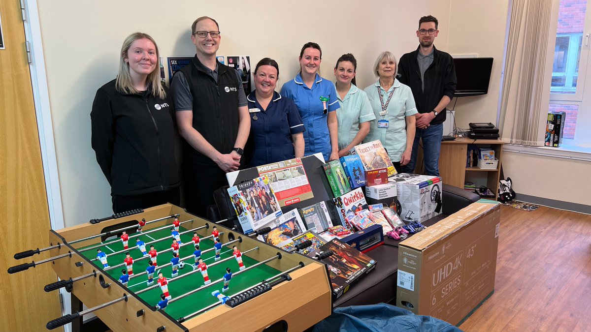 🎉 We're thrilled to have had the honour of funding some fab new items for children's ward at the Cumberland Infirmary, Carlisle. Knowing this contribution will help bring smiles to the faces of young patients during their treatment fills us with joy. 🌟 #CommunitySupport