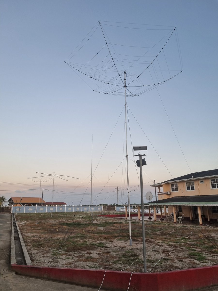 Team #8R7X is currently busy to dismantle most of their antennas and stations. Though, we will still be active on the bands in various modes throughout the day. The plan is to close the log in around 24h including QSOs within the #CQ160SSB contest among others.