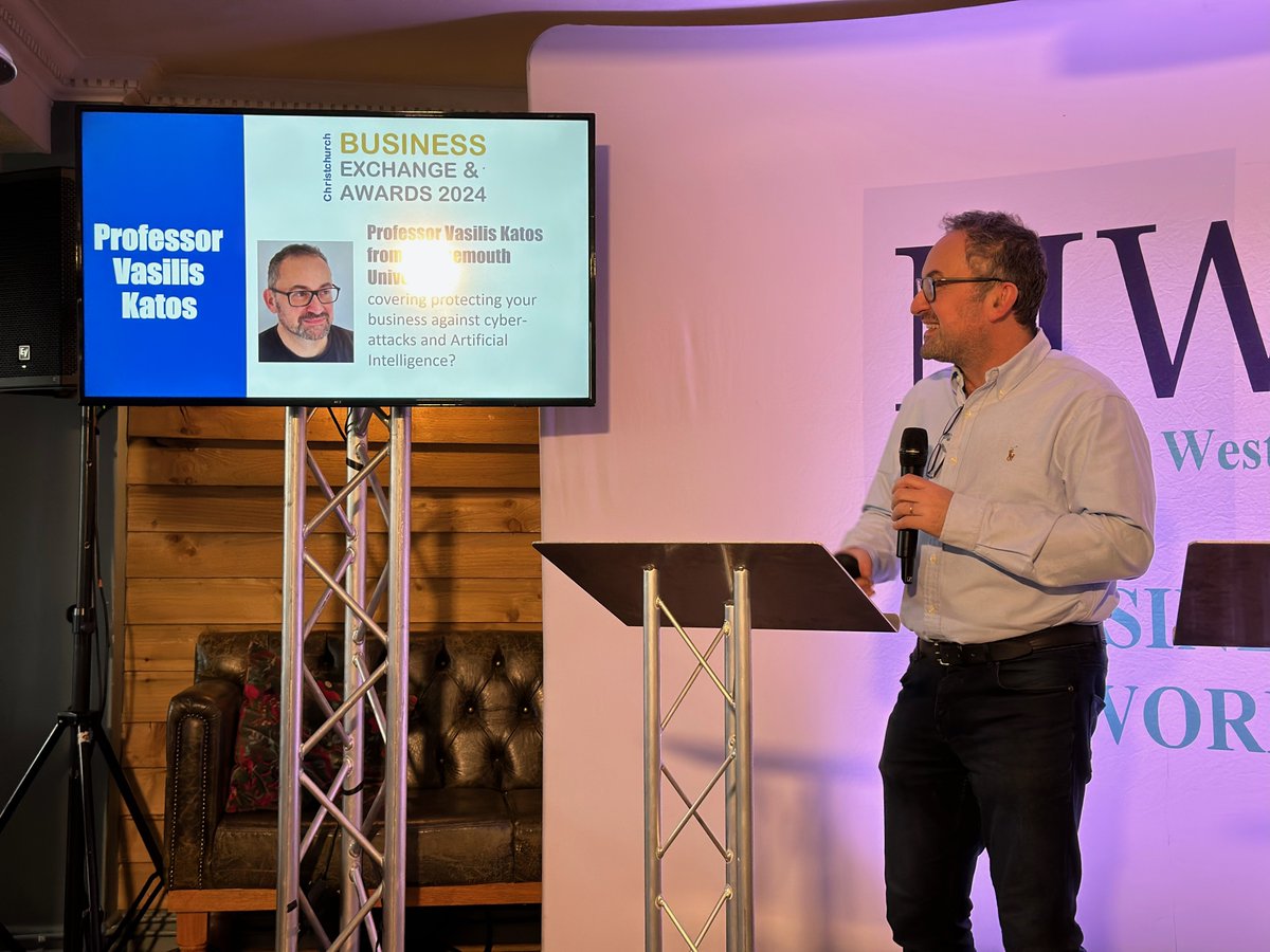 A great afternoon at the Christchurch Business Forum hearing from Nick (<a href="/DorsetGrowthHub/">Dorset Growth Hub</a>), Caroline (<a href="/4cmarketingco/">Caroline Saunders</a>), Paul (<a href="/bridgehw/">Paul O’Connell</a>), Vasilis Katos (<a href="/bournemouthuni/">Bournemouth Uni</a>), Adam (<a href="/dorsetconcierge/">The Dorset Concierge</a>) &amp; @DarrenNortheast. Thanks Nigel &amp; the team at <a href="/MarketingWestUK/">Marketing West</a> for a great event!