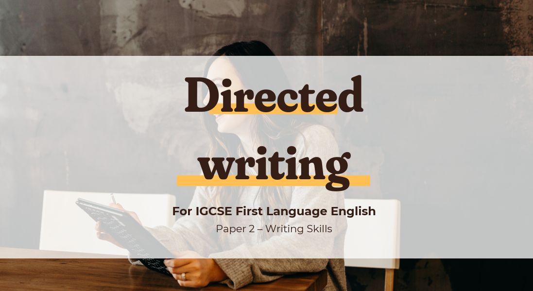 TaughtlyUK's tweet image. Read my blog post - how to answer ✨Directed Writing✨ for IGCSE First Language English: t.ly/Ya0L8 
How to maximise reading and writing marks, plus an A* exemplar 📝 
#igcse #igcseenglish #firstlanguageenglish #cie #caie #teachertwitter #edutwitter #teamenglish