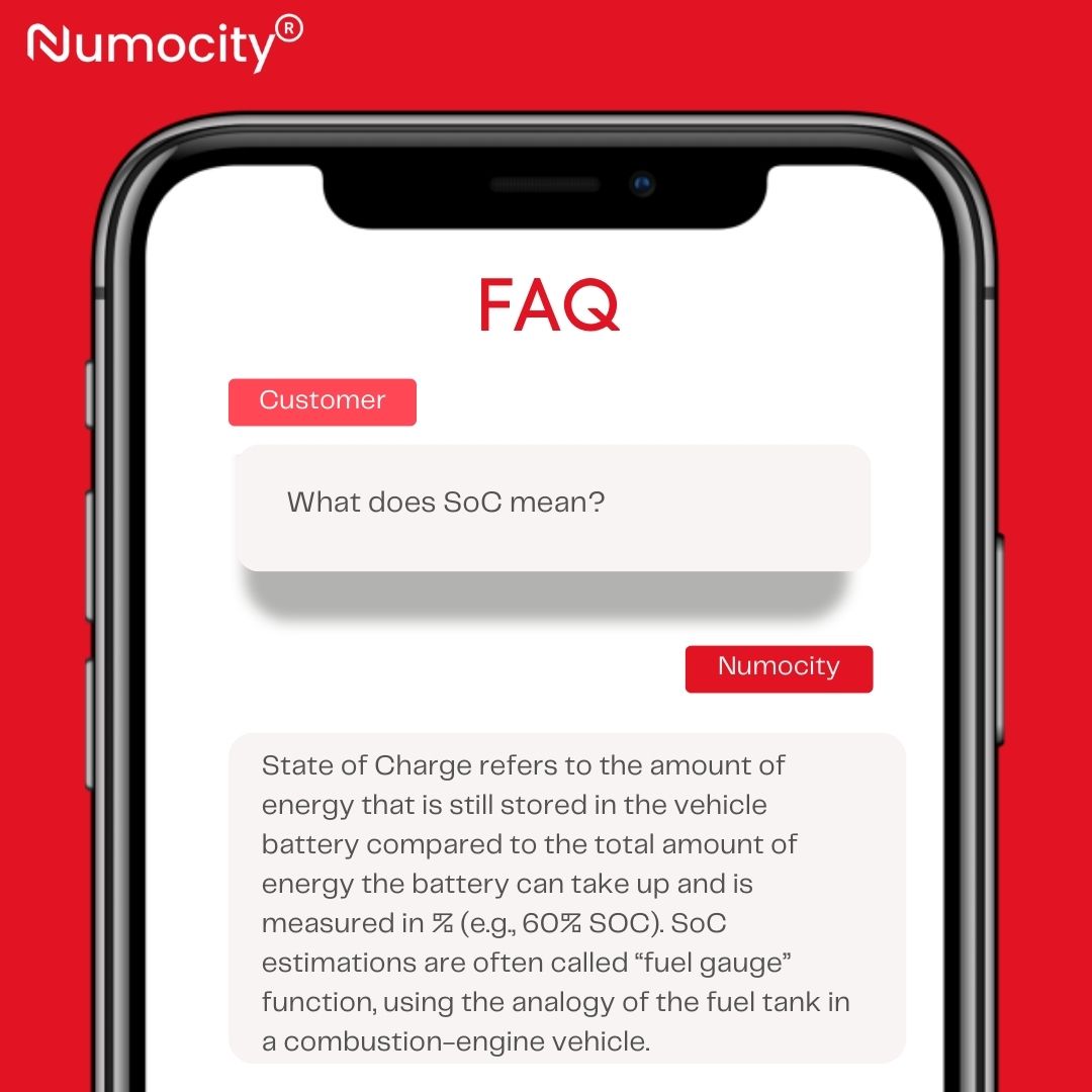 Monitoring the State of Charge is crucial for Electric Vehicles during charging. The optimal charging level, often around 80%, varies based on factors like battery chemistry and manufacturer guidelines, balancing longevity and range. 

numocity.com #ElectricVehicles