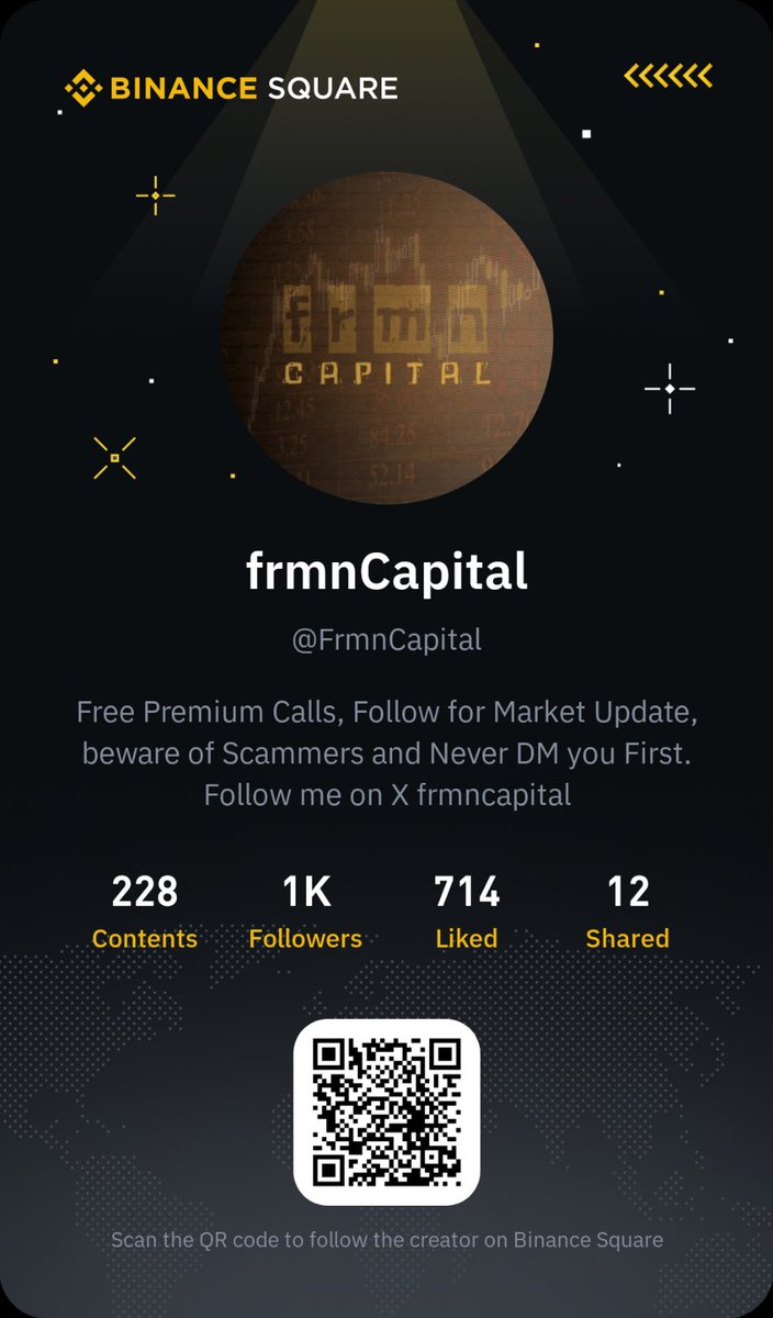 Completed 1k follower's on #Binance Square 🫶 Thank you all of you guys 🫡