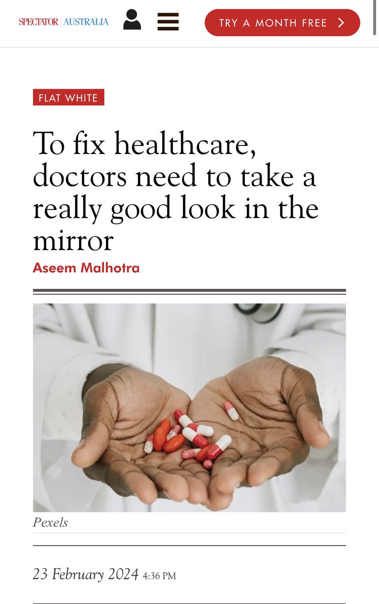DrAseemMalhotra's tweet photo. To fix #NHS doctors need to take a really good look in the mirror
‘Medicine is hierarchical & obedient. If medical leadership don’t adhere to highest standards of ethical conduct & evidence based medicine our patients & healthcare workers will continue to suffer unnecessarily’
https://t.co/anRRe9nJF3