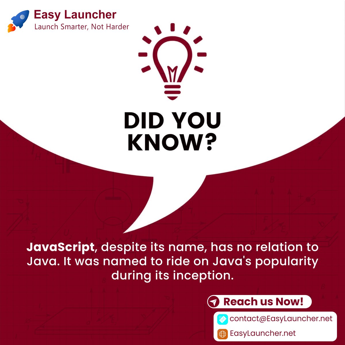 Easy_Launcher's tweet photo. Let's elevate your journey together in the year ahead.
Join us to simplify and elevate your Online Business!
contact@EasyLauncher.net
https://t.co/rm9vZjBAM4
#techsolutions #InnovationHub #chess #algorithmcomplexity #BigData #techstats https://t.co/0JR36ZuOtg