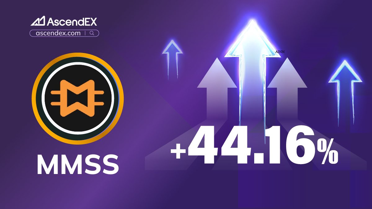 ⏰ 价格提醒！

🚀 $MMSS 在 AscendEX 24 小时涨幅高达 44.16%！ 

🔥 现价：0.4613 USDT

🔍 <a href="/MMSSbrc20/">MMSS | 🐈‍⬛🐱</a> 是一个热门的 BRC20 代币

💰 立即交易：ascendex.com/zh-cn/cashtrad…

🧐 更多见解和趋势，欢迎加入社区：

t.me/AscendEXChinese 

#顶峰 #MMSS  #BRC20