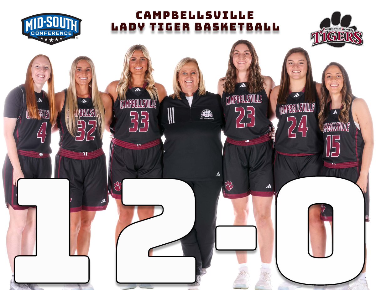 With tonight’s win, the Lady Tigers went a perfect 12-0 in Mid-South conference play, completing the regular season sweep‼️ This is an unbelievable achievement in an unbelievably tough conference. So proud of our team for the toughness they showed night in and night out‼️