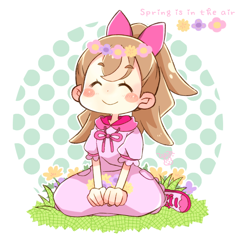 「春の訪れちゃん」|ひよぷこのイラスト