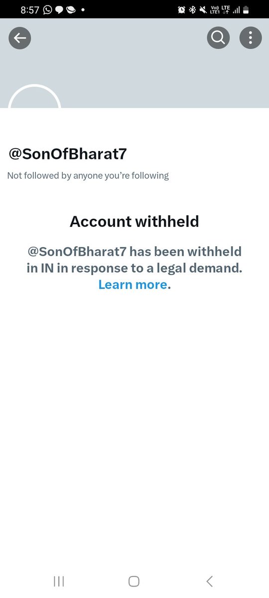 AmitSin9936's tweet photo. सनातन की आवाज को बुलंद करने वाले बड़े भाई @SonOfBharat7 दीपक शर्मा जी की X की आईडी #AccountWithheld हो गया हैं।
सभी सनातनी, रामभक्तों आओ मिलकर एक साथ अपने भाई के लिए आवाज उठाते हैं।✊✊
Agree = Repost 👇
#RestoreDeepakSharma
#AccountWithheld
@ShubhamShuklaMP
@AvkushSingh https://t.co/tJpbZqrEBv