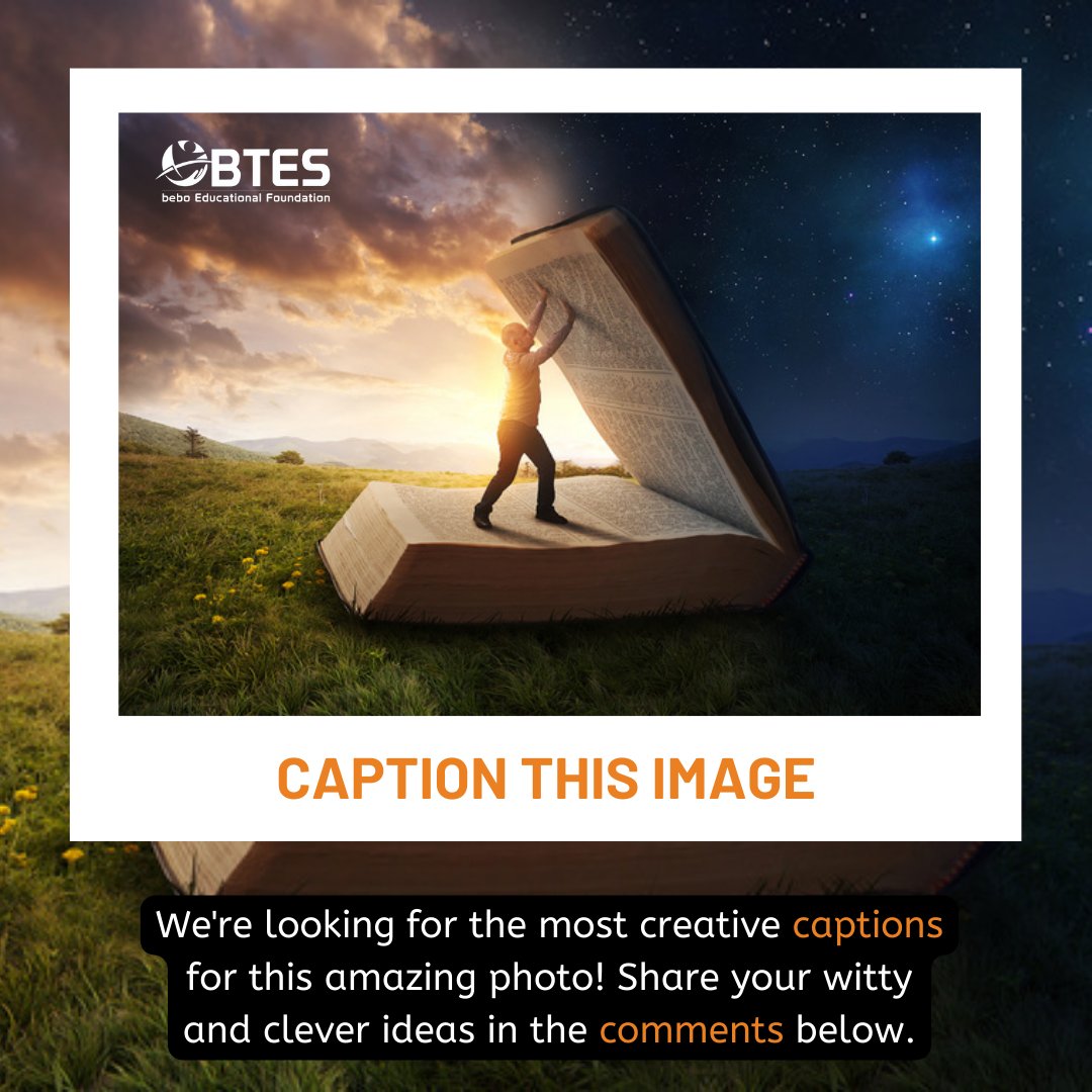 Dive into creativity with BTES! We're on the hunt for the best captions. Share your most creative captions for this stunning photo in the comments.

#ImageCaption #CaptionChallenge #CleverCaptions #CreativeCaptions #beboTechnologies #BTES