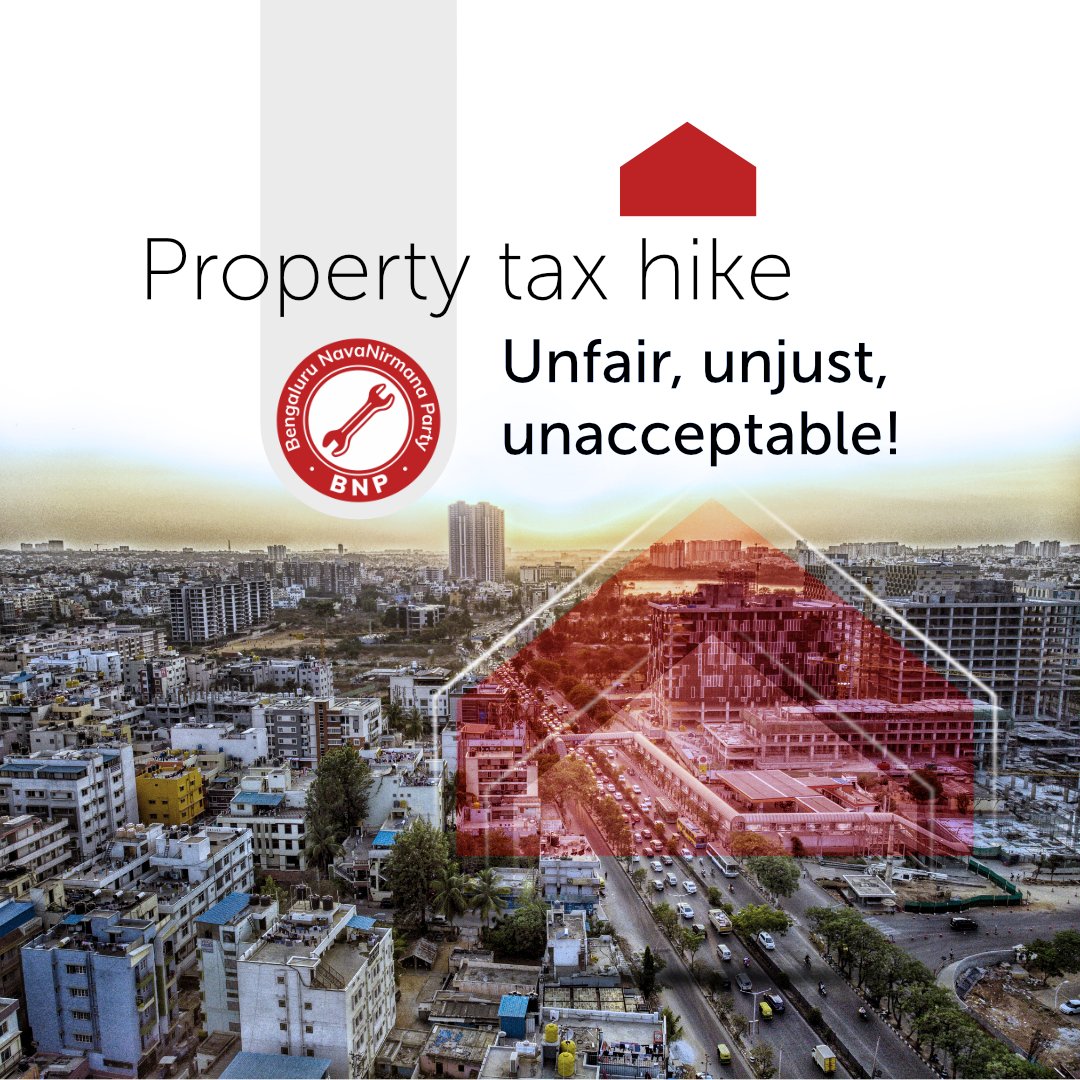 The new scheme has resulted in exorbitant tax increases for many homeowners, with some facing hikes of up to 500%! They're also being threatened! BBMP should immediately replace this scheme with an equitable system. bit.ly/3IcwB0V Join us! Share this post, tag @BBMPCOMM!