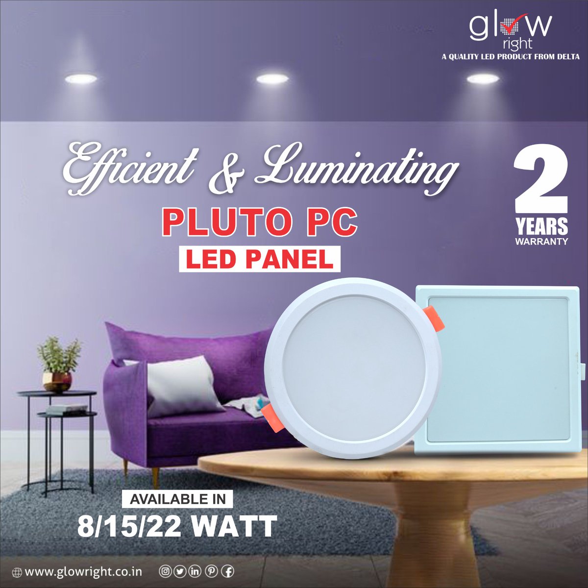 GlowrightIndia's tweet image. Craving a fresh and vibrant ambiance? Why not try Glowright LED surface panels?

Upgrade to a new era of lighting perfection. Choose Glow right LED surface panels.

#glowright #led #ledpanels #lighting #lights #perfectlights #homelights #light #smartlighting #smartlight