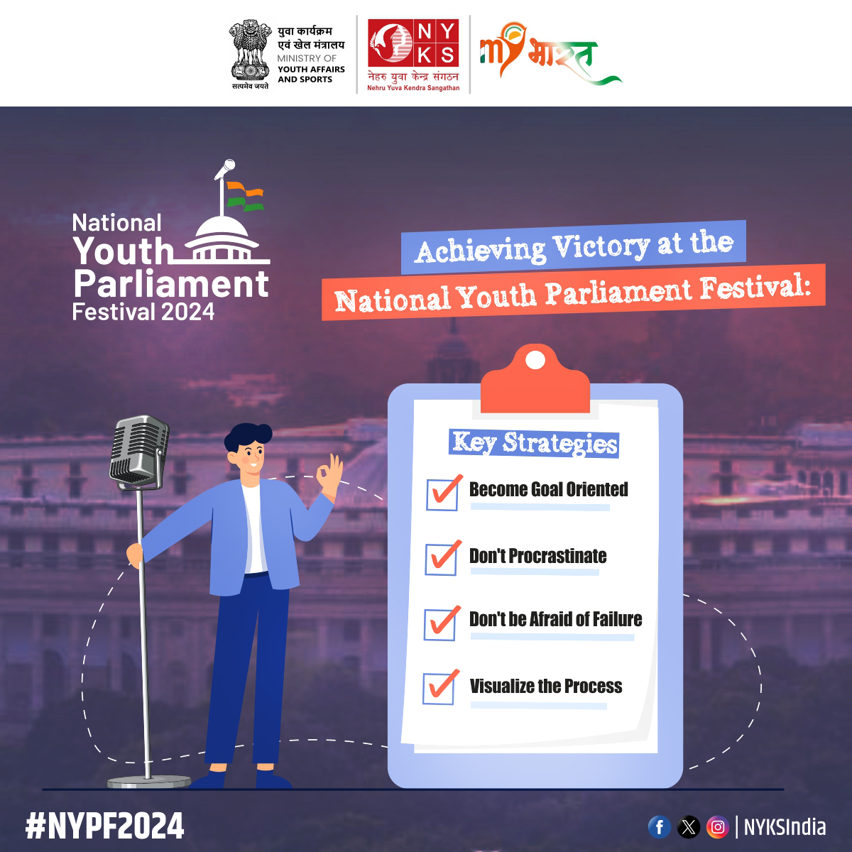 As the big day approaches, we're sharing some tips that will help you achieve your goals. 

#NYPF2024 #YouthEmpowerment #YouthProgram #NYKS #NationalYouthParliamentFestival