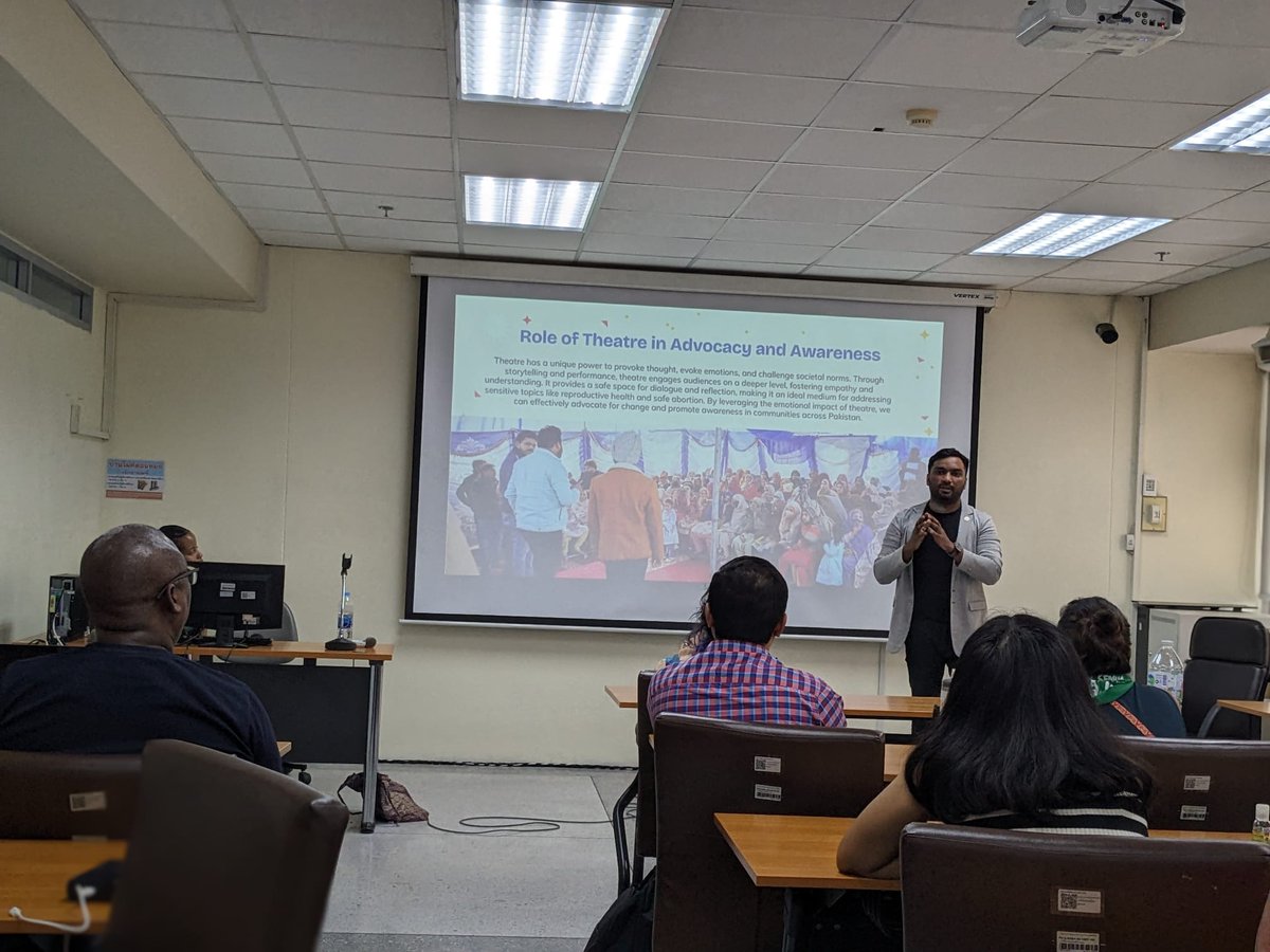 joshuavd's tweet photo. Conducting a breakout session under the #Artivism Pillar on Catalyzing Change through Leveraging #Theatre to Drive Reproductive Health Advocacy and Family Planning Awareness.
#ARJC2024 #Bangkok #Thailand #PAN #ISYD #ArtivismAcademy https://t.co/Tx5YXRF8U8