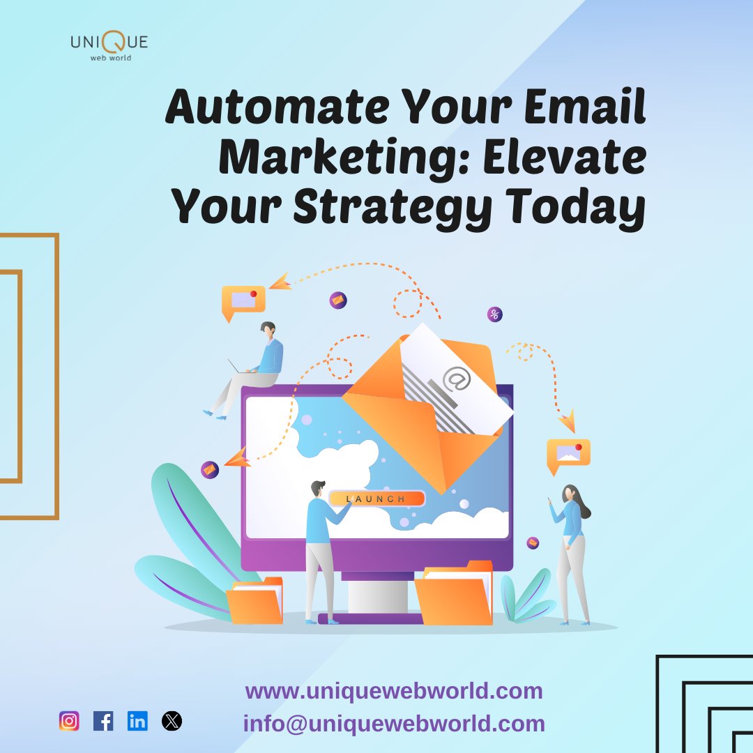 🌟 Upgrade your email marketing strategy with automation! 📧✨ 'Automate Your Email Marketing - Elevate Your Strategy Today' 🚀 Unlock efficiency and results like never before. Let automation be your secret weapon! #EmailSuccess #MarketingRevolution