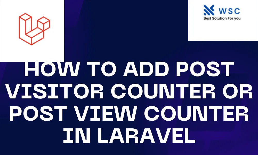 Noman60239Ali's tweet image. How to Add Post Visitor Counter or Post View Counter in laravel
In web development, tracking Add Post Visitor Counter or Post View Counter......
websolutioncode.com/how-to-add-pos…
#websolutioncode.com
#howtoaddpostvisitorcounterorpostviewcounterinlaravel