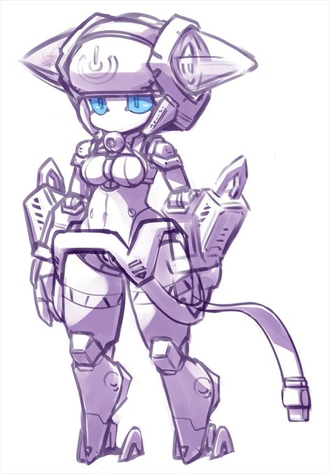 昨日のといいラフの猫機が増えていくなぁ… 