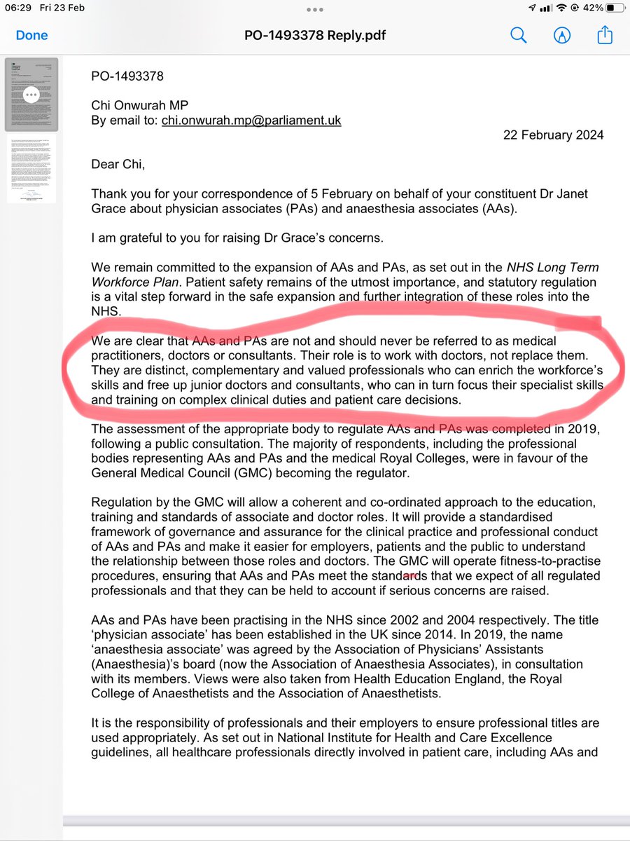 A letter from Stephenson. I’m thoroughly confused.